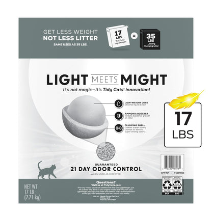 Lightweight 4-In-1 Strength Clumping Cat Litter